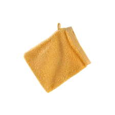Frottír mosdókesztyű 500 g/m2 Mustársárga 16x21 cm babaápolási kellék