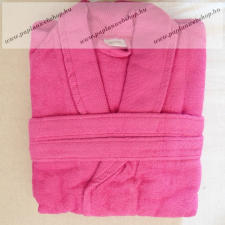 Frottír sálgalléros köntös, Rózsaszín/Pink elegante (100 % pamut), L lakástextília