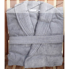 Frottír sálgalléros Szürke köntös, (100 % pamut), XXXXXXL (6XL) lakástextília
