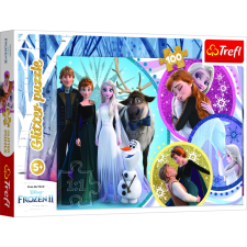  Frozen 2 csillogó puzzle - A szerelem ragyogása 100 darabos puzzle, kirakós