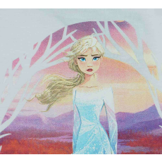  Frozen II./Jégvarázs II. spagetti pántos lányka pamut ruha - 134-es méret