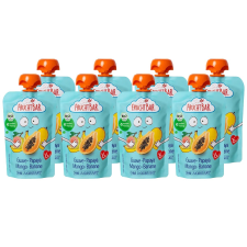 FRUCHTBAR Bio Guava, papaya, mangó, banán 6hó 8x100g bébiétel