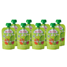 FRUCHTBAR Bio Körte, alma, köles 6hó 8x100g bébiétel