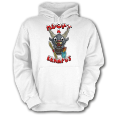 Fruit of the Loom Adopt a Krampus - Unisex Kapucnis Pulóver