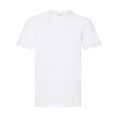 Fruit of the Loom Csomag akciós póló (minimum 3 db) Uniszex póló Rövid ujjú Fruit of the Loom Super Premium Tee - 5XL, Fehér
