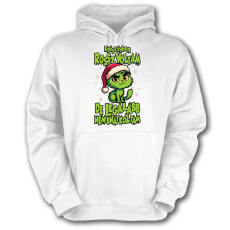 Fruit of the Loom Egész évben rossz voltam - Unisex Kapucnis Pulóver