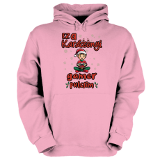 Fruit of the Loom Ez a karácsonyi gamer pulcsim (fiú) - Unisex Kapucnis Pulóver