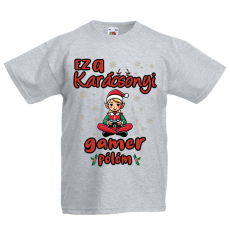 Fruit of the Loom Ez a karácsonyi gamer pulcsim (lány) - Gyerek Póló