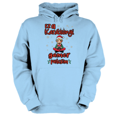 Fruit of the Loom Ez a karácsonyi gamer pulcsim (lány) - Unisex Kapucnis Pulóver