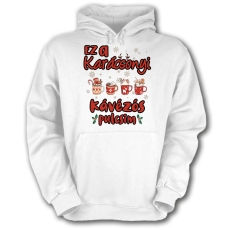 Fruit of the Loom Ez a karácsonyi kávézós pulcsim - Unisex Kapucnis Pulóver