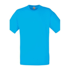 Fruit of the Loom F02 kereknyakú, rövid ujjú póló VALUEWEIGHT T, Azure - 2XL férfi póló