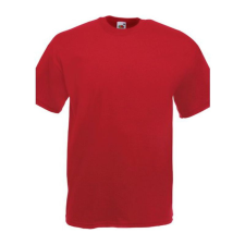 Fruit of the Loom F02 kereknyakú, rövid ujjú póló VALUEWEIGHT T, Brick - L férfi póló