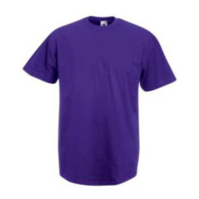 Fruit of the Loom F02 kereknyakú, rövid ujjú póló VALUEWEIGHT T, Purple - 2XL férfi póló