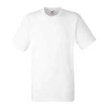 Fruit of the Loom F05 unisex rövid ujjú póló, HEAVY T, White - XL férfi póló