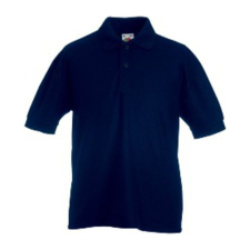 Fruit of the Loom F38 gyerek galléros piké póló, 65/35 KIDS PIQUE POLO, Deep Navy - 14/15 gyerek póló