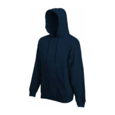 Fruit of the Loom F44 kapucnis pulóver, HOODED SWEAT, Deep Navy - 2XL férfi pulóver, kardigán