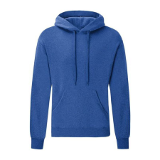 Fruit of the Loom F44 kapucnis pulóver, HOODED SWEAT, Heather Royal - XL férfi pulóver, kardigán