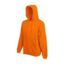 Fruit of the Loom F44 kapucnis pulóver, HOODED SWEAT, Orange - 2XL férfi pulóver, kardigán
