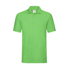 Fruit of the Loom Férfi Galléros póló Rövid ujjú Fruit of the Loom Premium Polo - 2XL, Lime zöld férfi póló