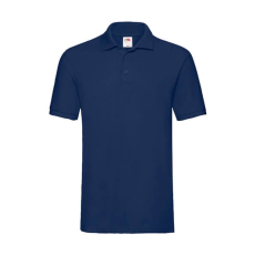Fruit of the Loom Férfi Galléros póló Rövid ujjú Fruit of the Loom Premium Polo - L, Sötétkék (navy)