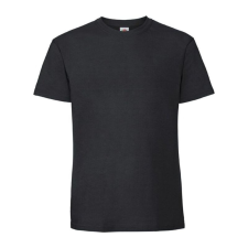 Fruit of the Loom FN55 kereknyakú póló, ICONIC 195 CLASSIC T, Black - 3XL férfi póló