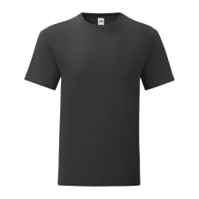 Fruit of the Loom FN62 rövid ujjú póló, ICONIC 150 T, Black férfi póló