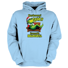 Fruit of the Loom Grincs üzemmód bekapcsolva - Unisex Kapucnis Pulóver női pulóver, kardigán