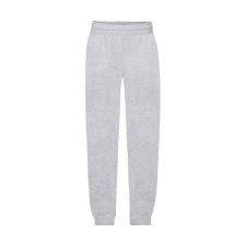 Fruit of the Loom Gyerek Tréningnadrág Hosszú Fruit of the Loom Classic Elasticated Cuff Jog Pants Kids - 128 (7-8), Heather szürke gyerek nadrág