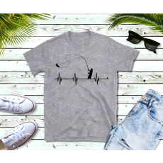 Fruit of the Loom Horgász EKG férfi póló
