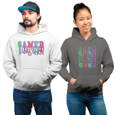 Fruit of the Loom, Kariban Eat Sleep Play Repeat - Unisex Pulóver