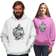 Fruit of the Loom, Kariban Graffiti Halak - Unisex Pulóver női pulóver, kardigán