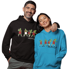 Fruit of the Loom, Kariban Grincs Ennyi nem megyek - Unisex Kapucnis Pulóver