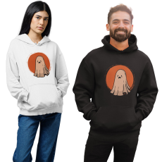 Fruit of the Loom, Kariban Ijedt Szellem - Unisex Kapucnis Pulóver