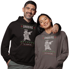 Fruit of the Loom, Kariban Jesus Dabbing - Unisex Kapucnis Pulóver