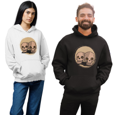 Fruit of the Loom, Kariban Koponya Testvérek - Unisex Kapucnis Pulóver női pulóver, kardigán