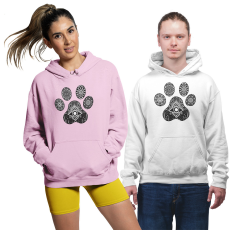 Fruit of the Loom, Kariban Kutya tappancs - Unisex Pulóver
