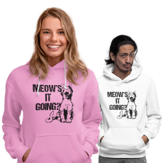 Fruit of the Loom, Kariban Meow's it going - Unisex Pulóver
