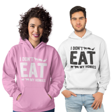 Fruit of the Loom, Kariban Nem eszem meg a haverjaimat - Unisex Pulóver
