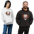 Fruit of the Loom, Kariban Őrült Bohóc - Unisex Kapucnis Pulóver