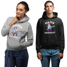 Fruit of the Loom, Kariban Pew-Pew Madafakas - Unisex Pulóver