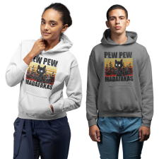 Fruit of the Loom, Kariban Pew-Pew Madafakas - Unisex Pulóver női pulóver, kardigán