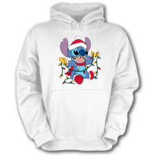 Fruit of the Loom, Kariban Stitch Karácsonyi Égők - Unixes Kapucnis Pulóver férfi pulóver, kardigán