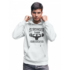 Fruit of the Loom, Kariban Stronger than your excuses - Unisex Pulóver női pulóver, kardigán