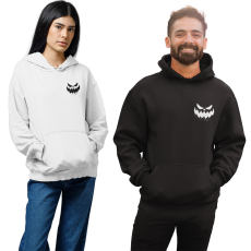 Fruit of the Loom, Kariban Szörny Mosoly - Unisex Kapucnis Pulóver