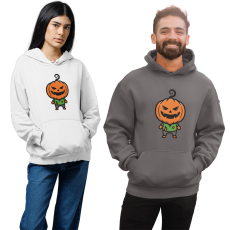 Fruit of the Loom, Kariban Tökfej - Unisex Kapucnis Pulóver