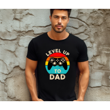 Fruit of the Loom Level up to Dad férfi póló férfi póló
