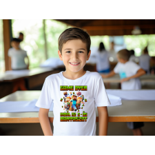 Fruit of the Loom Minecraft suli kezdés gyerek póló (1.változat) gyerek póló
