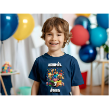 Fruit of the Loom Minecraft szülinapi gyerek póló (2.változat) gyerek póló