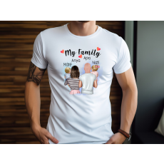 Fruit of the Loom My Family családi férfi póló (Kisfiú-Kislány)