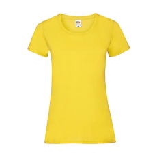 Fruit of the Loom Női póló Csapott ujjú Fruit of the Loom Valueweight T Lady-Fit - M (12), Sárga
